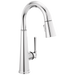 Delta Emmeline 9982 Single Handle Pull-Down Bar/Prep Faucet, lumicoat chrome
