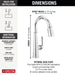 Delta Emmeline 9982 Single Handle Pull-Down Bar/Prep Faucet, lumicoat chrome - view 4