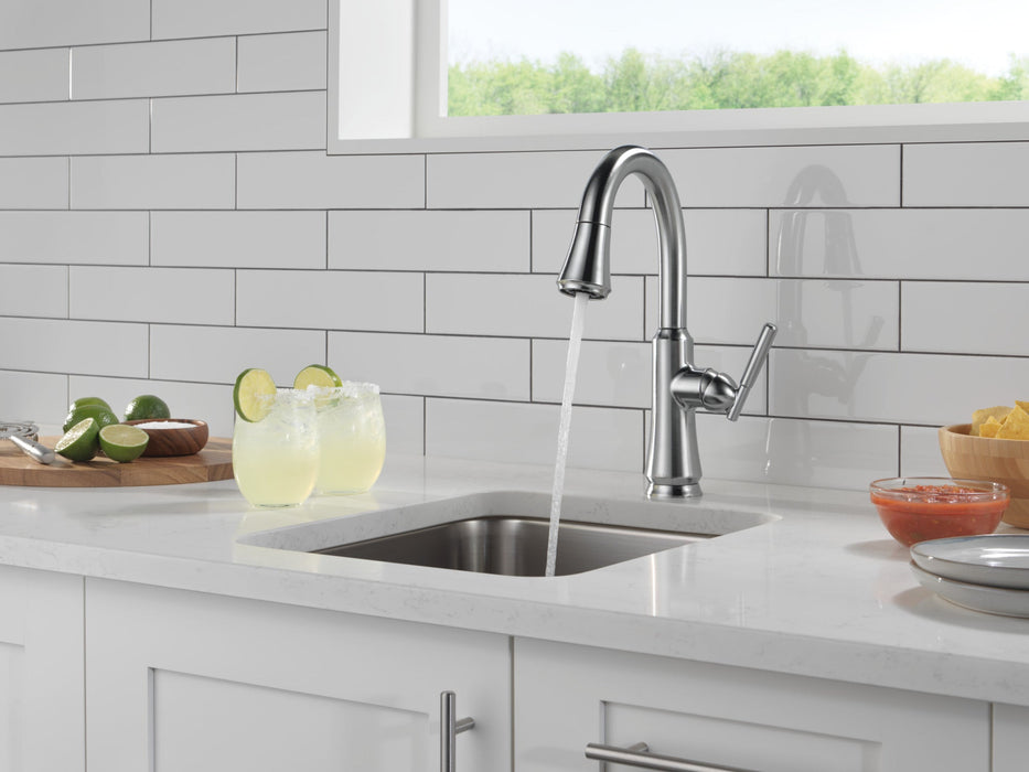 Delta Coranto 9979 Single Handle Pull-Down Bar/Prep Faucet