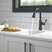 Delta Coranto 9979 Single Handle Pull-Down Bar/Prep Faucet, matte black - view 2