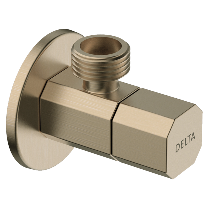 Delta IAO36005 Ceramic Quarter Turn Angle Valve, champagne bronze