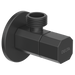 Delta IAO36005 Ceramic Quarter Turn Angle Valve, matte black