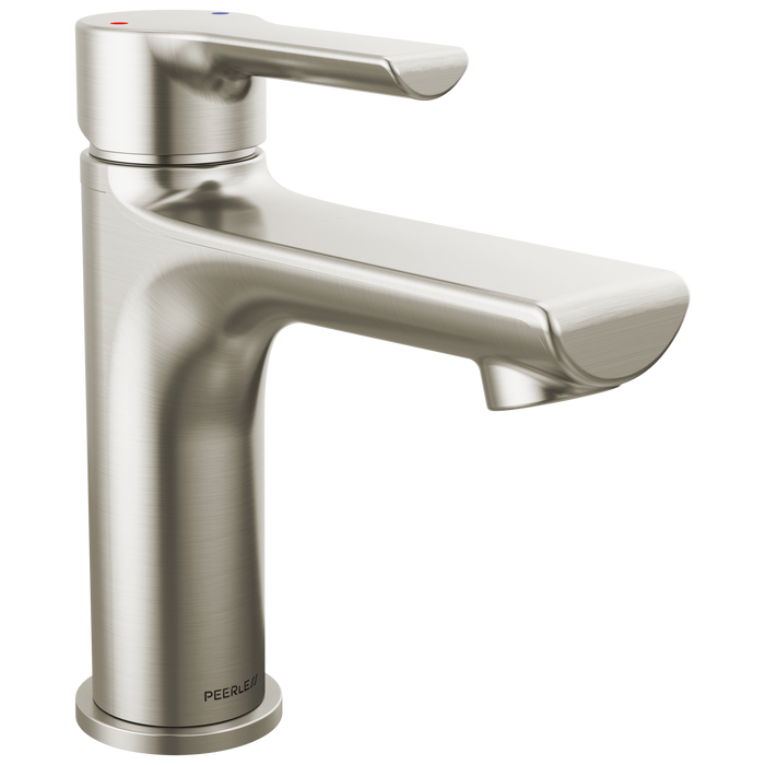 Peerless Flute P1513LF Single Top Handle Lavatory Faucet, brushed nickel