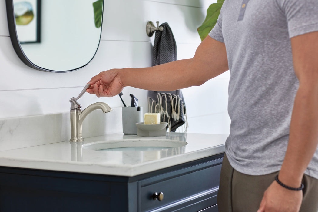 Peerless Elmhurst P1565LF Single-Handle Bath Faucet, brushed nickel - view 2