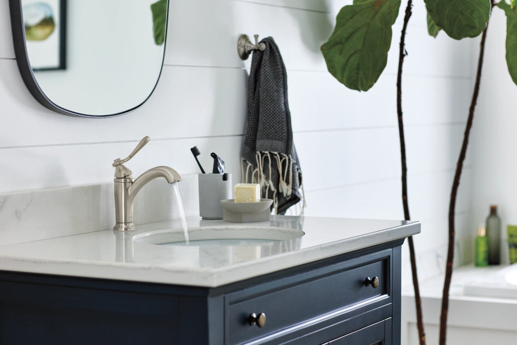 Peerless Elmhurst P1565LF Single-Handle Bath Faucet, brushed nickel - view 3