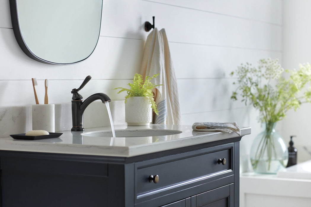 Peerless Elmhurst P1565LF Single-Handle Bath Faucet, oil rubbed bronze - view 4