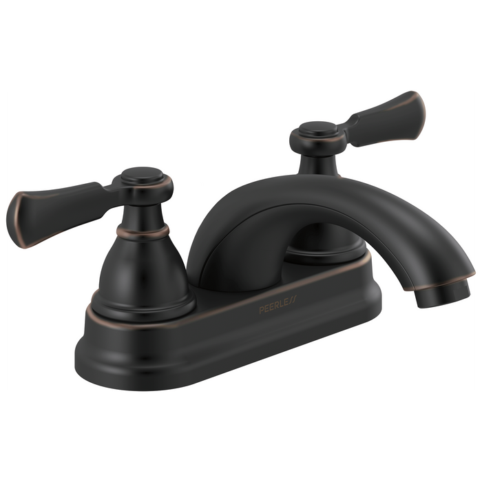 Peerless Elmhurst P2465LF Two-Handle Centerset Bath Faucet, oil rubbed bronze