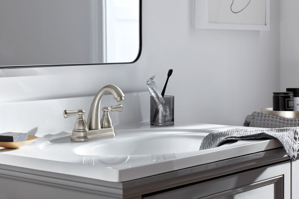 Peerless Elmhurst P2565LF Two-Handle Centerset Bath Faucet, brushed nickel - view 3