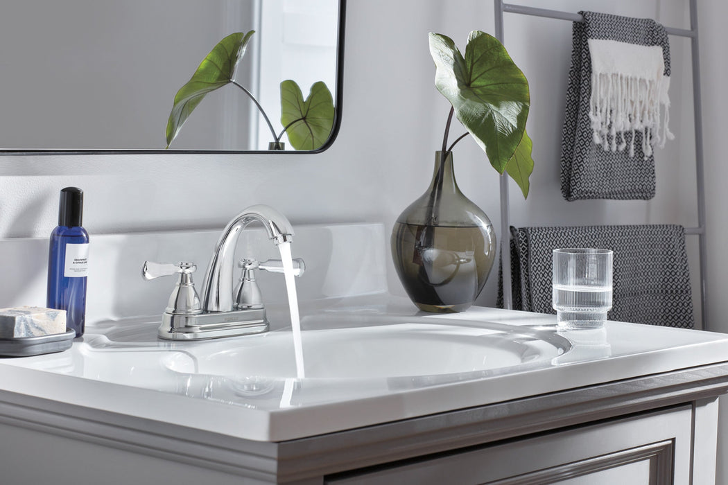 Peerless Elmhurst P2565LF Two-Handle Centerset Bath Faucet, chrome - view 3