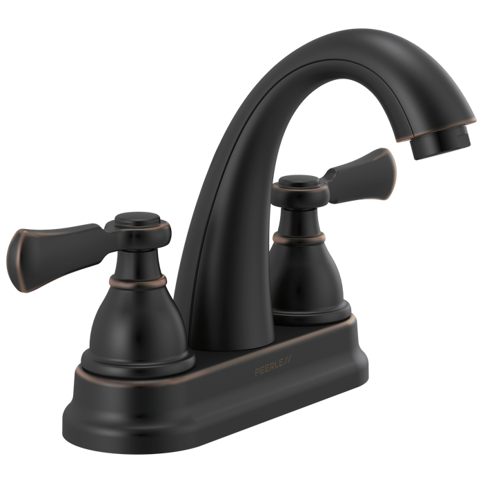Peerless Elmhurst P2565LF Two-Handle Centerset Bath Faucet, oil rubbed bronze