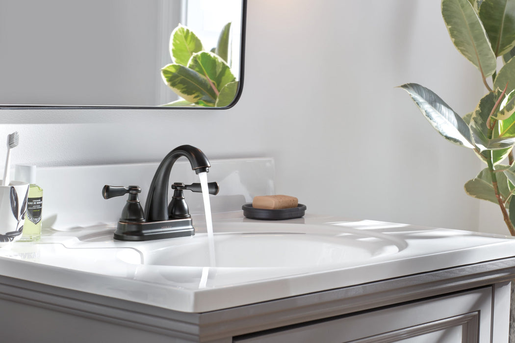 Peerless Elmhurst P2565LF Two-Handle Centerset Bath Faucet, oil rubbed bronze - view 3