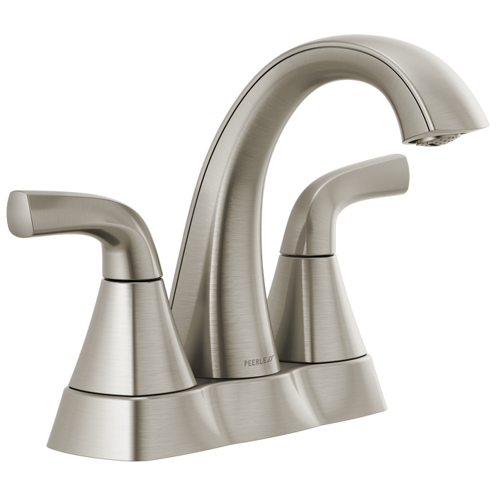 Peerless Parkwood P2635LF Two Handle Centerset Lavatory Faucet, brushed nickel