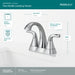 Peerless Parkwood P2635LF Two Handle Centerset Lavatory Faucet, chrome - view 2