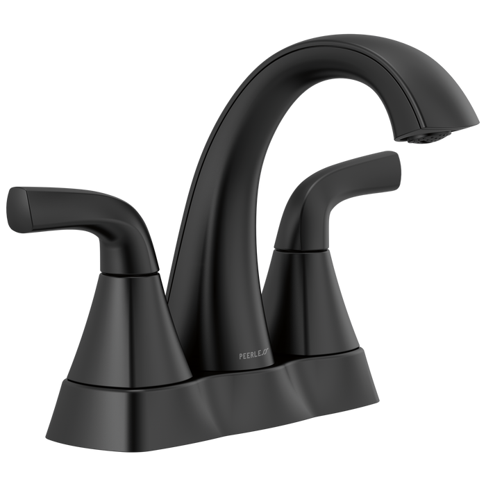 Peerless Parkwood P2635LF Two Handle Centerset Lavatory Faucet, matte black