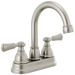 Peerless Elmhurst: Two-Handle Centerset Bath Faucet, brushed nickel