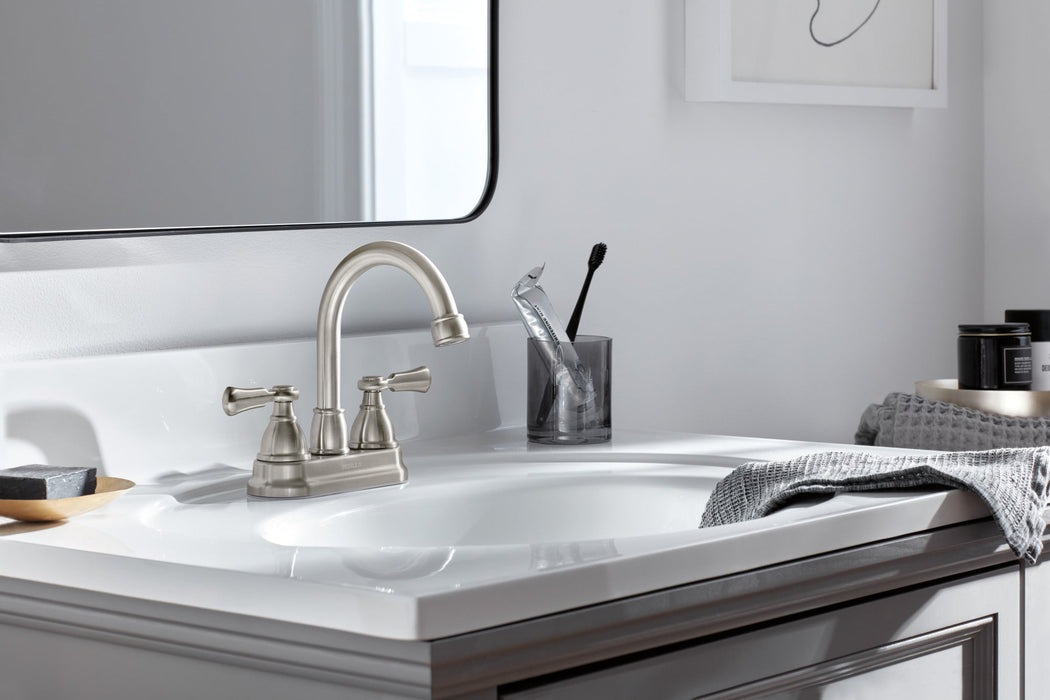 Peerless Elmhurst: Two-Handle Centerset Bath Faucet, brushed nickel - view 2