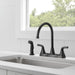 Peerless Parkwood P2835LF Two Handle Kitchen Faucet, matte black - view 2