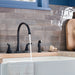 Peerless Parkwood P2835LF Two Handle Kitchen Faucet, matte black - view 4