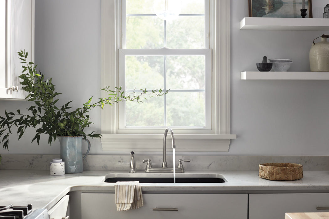 Peerless Elmhurst P2865LF Two-Handle Kitchen Faucet with Spray, stainless - view 4