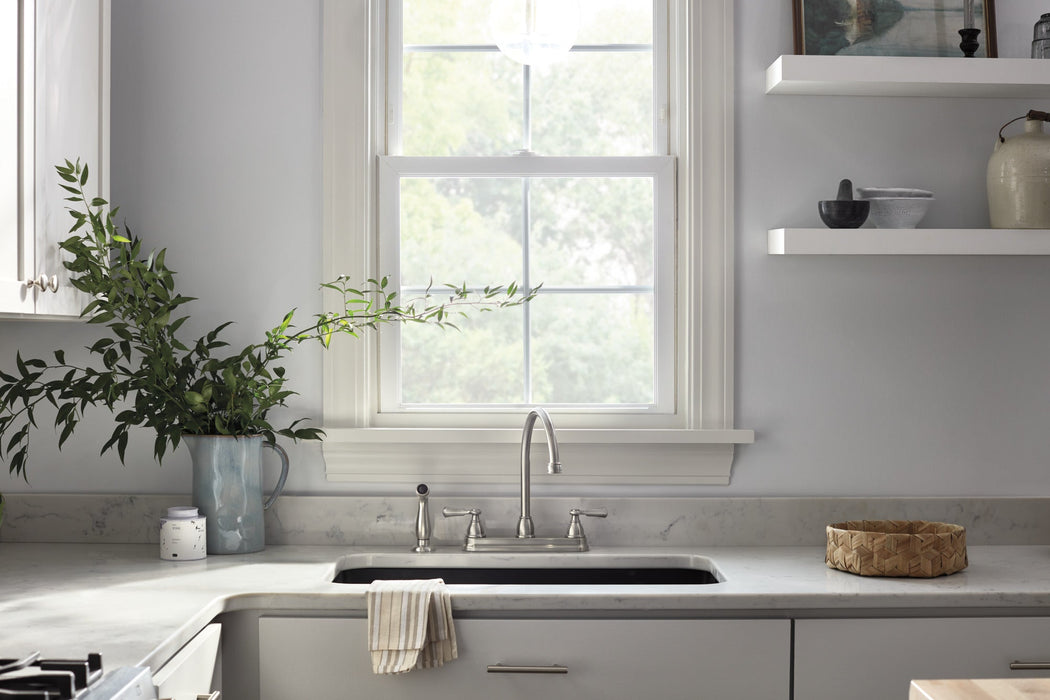 Peerless Elmhurst P2865LF Two-Handle Kitchen Faucet with Spray, stainless - view 5