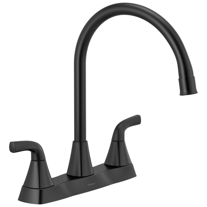 Peerless Parkwood P2935LF Two Handle Kitchen Faucet, matte black