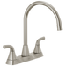 Peerless Parkwood P2935LF Two Handle Kitchen Faucet, stainless