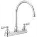 Peerless Elmhurst: Two-Handle Kitchen Faucet with Twist Aerator, chrome