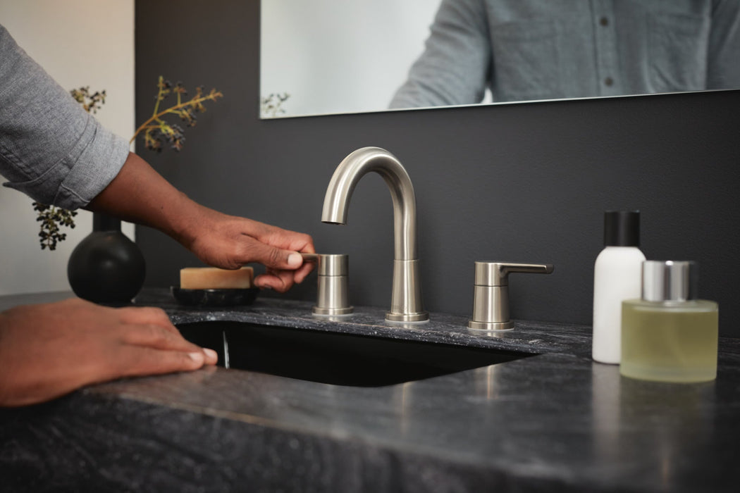 Peerless Flute P3512LF Two Handle Widespread Lavatory Faucet