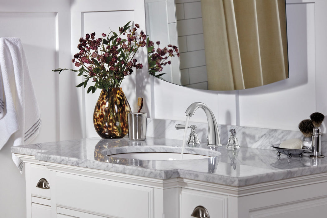 Peerless Elmhurst P3565LF Two-Handle Widespread Bath Faucet, chrome - view 2