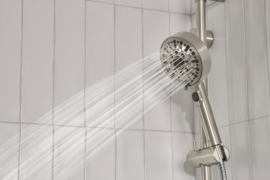 Peerless Precept P62447 Slide bar with hand shower, brushed nickel - view 3