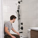 Peerless Precept P62447 Slide bar with hand shower, matte black - view 3