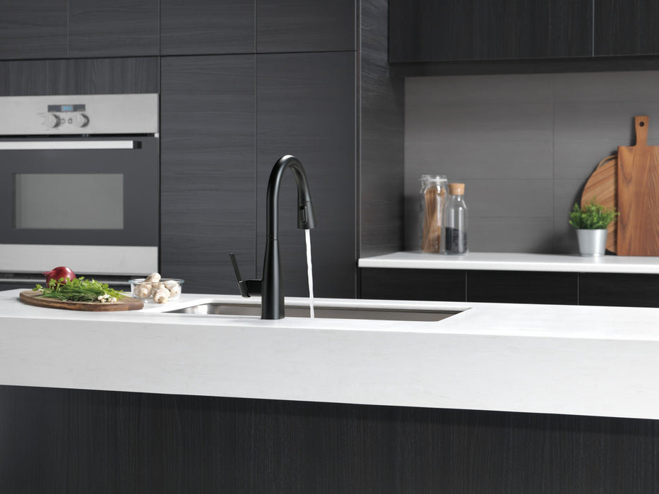Peerless Xander P7919LF Single-Handle Pull-Down Kitchen Faucet, matte black - view 3