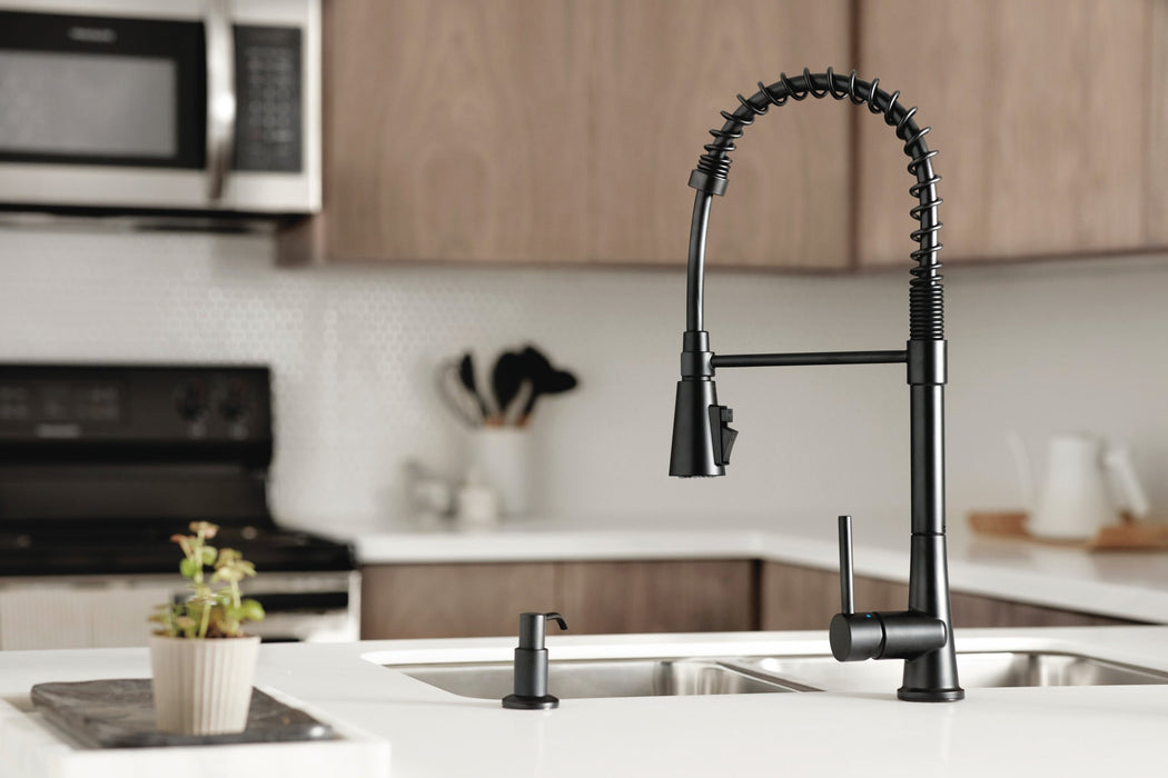 Peerless Precept P7948LF Single-Handle Commercial Style Kitchen Faucet, matte black - view 5