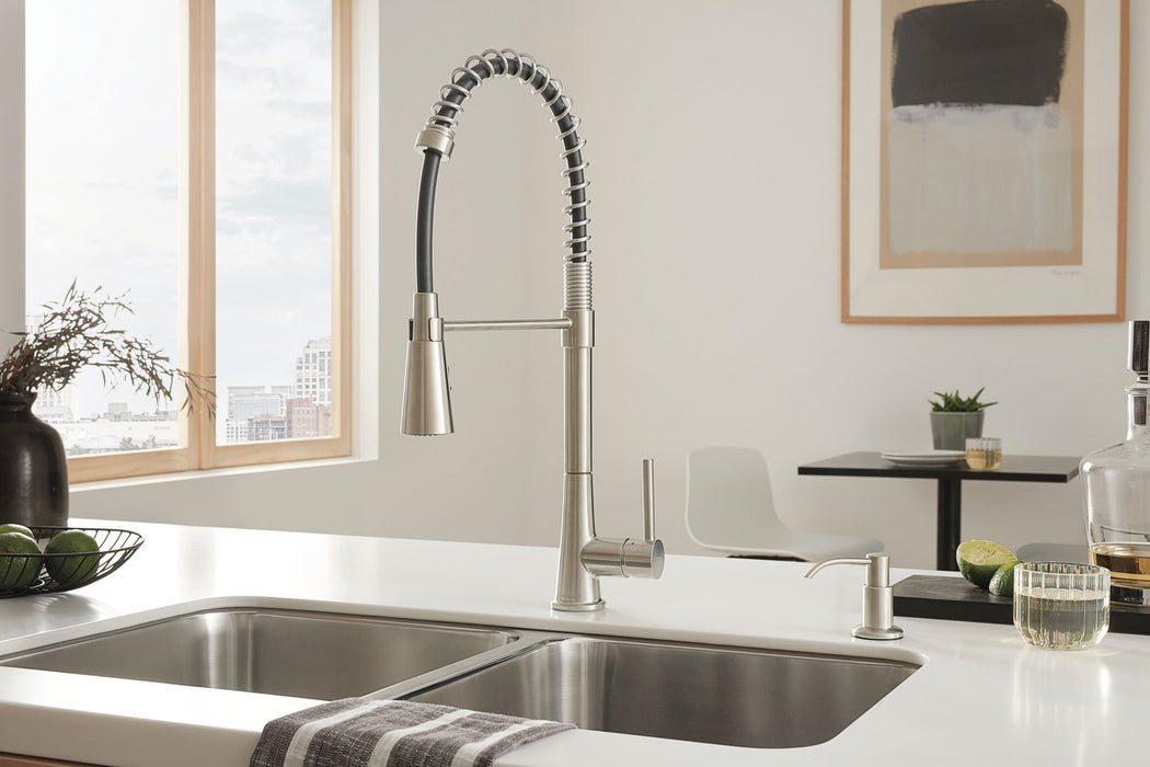 Peerless Precept P7948LF Single-Handle Commercial Style Kitchen Faucet, stainless - view 4