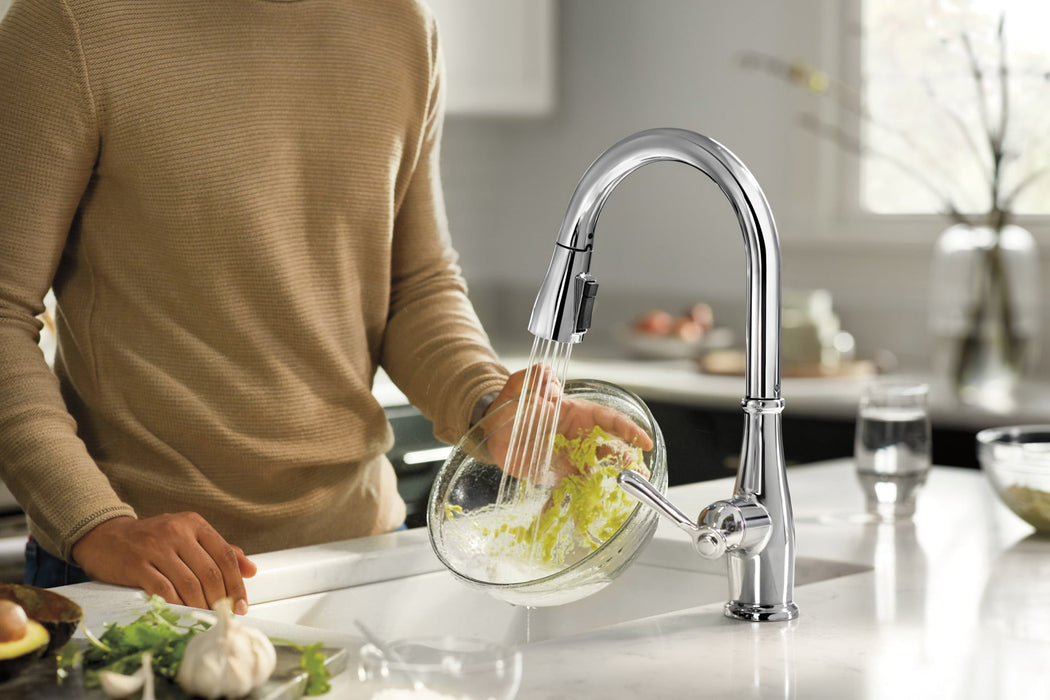 Peerless Elmhurst P7965LF Single-Handle Pull-Down Kitchen Faucet, chrome - view 3