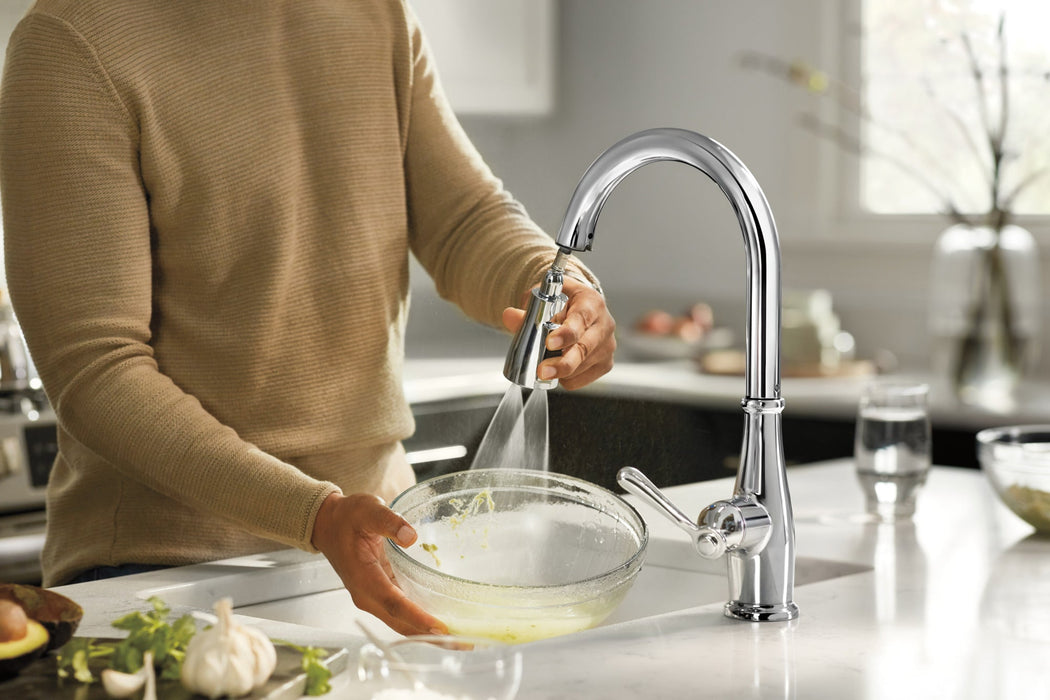 Peerless Elmhurst P7965LF Single-Handle Pull-Down Kitchen Faucet, chrome - view 4