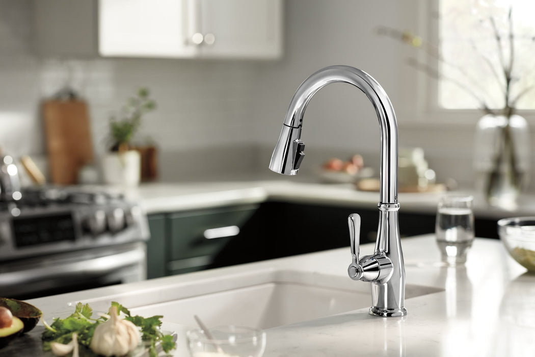 Peerless Elmhurst P7965LF Single-Handle Pull-Down Kitchen Faucet, chrome - view 5