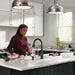 Peerless Elmhurst P7965LF Single-Handle Pull-Down Kitchen Faucet, oil rubbed bronze - view 2