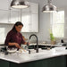 Peerless Elmhurst P7965LF Single-Handle Pull-Down Kitchen Faucet, oil rubbed bronze - view 4