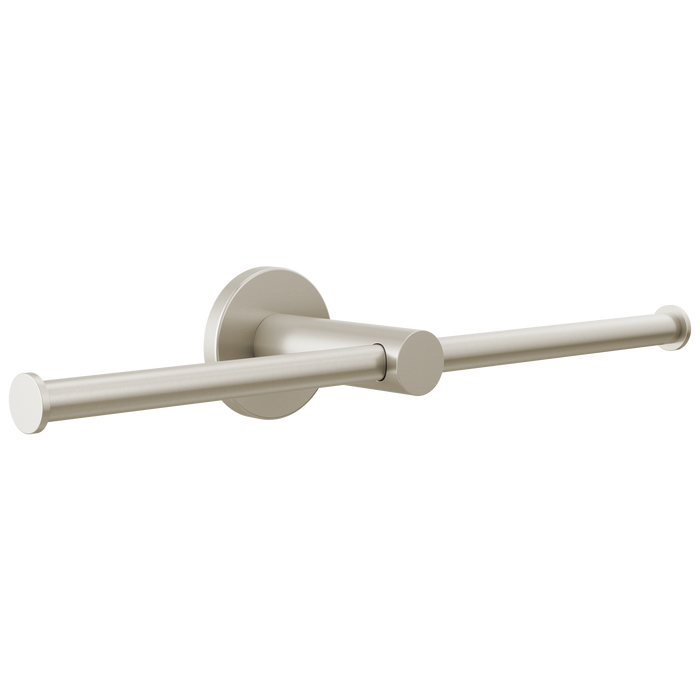 Peerless Precept PA247 Double toilet paper holder, brushed nickel