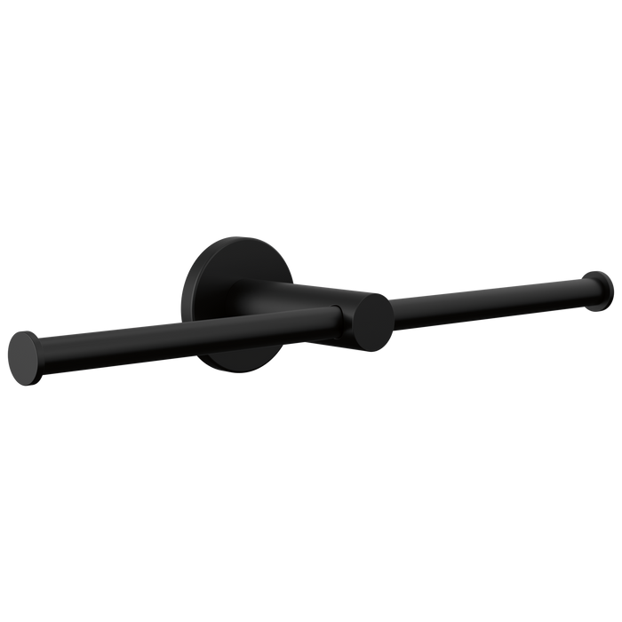 Peerless Precept PA247 Double toilet paper holder, matte black