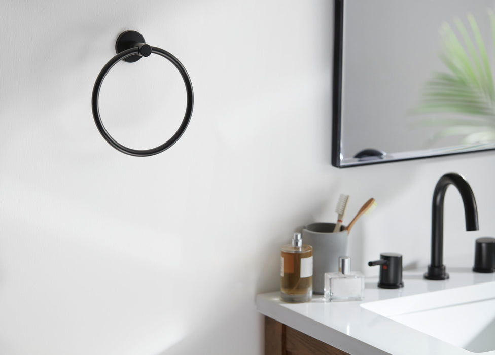 Peerless Precept PA347 Towel ring, matte black - view 3