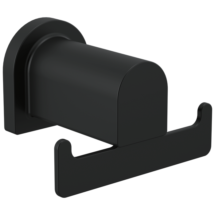 Peerless Xander PA419 Double Robe Hook, matte black