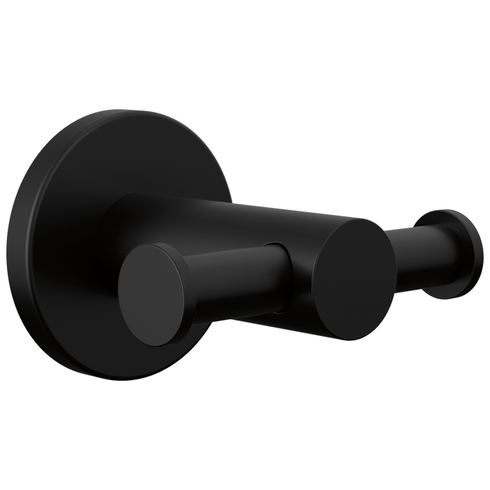 Peerless Precept PA547 Double robe hook, matte black