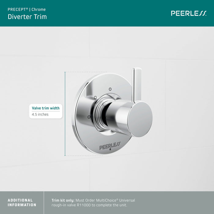 Peerless Precept PTT14347 3-Setting Diverter Trim, chrome - view 3