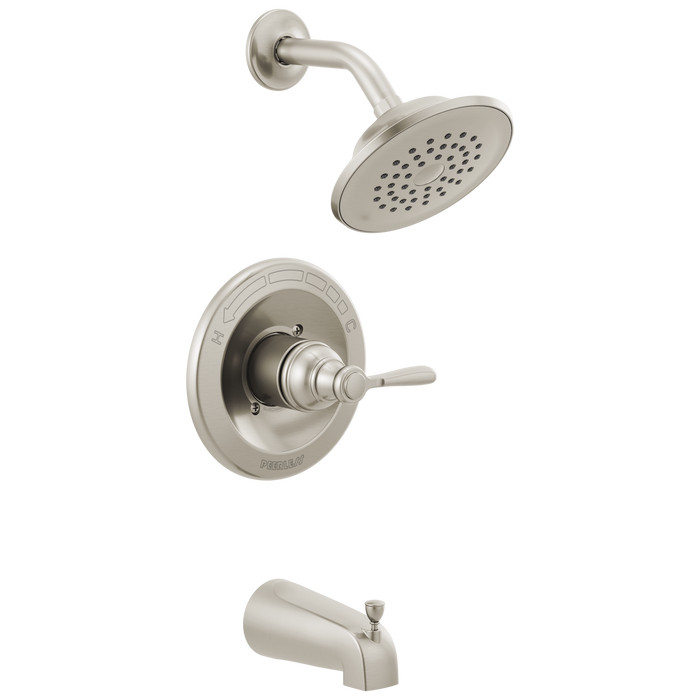 Peerless Elmhurst PTT14465 Tub shower trim kit, brushed nickel