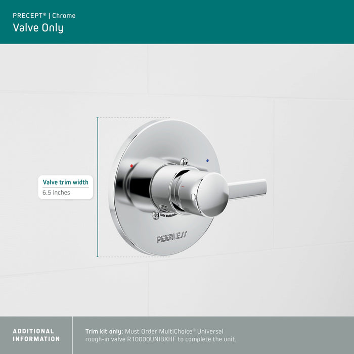 Peerless Precept PTT188762 Valve only trim, chrome - view 2
