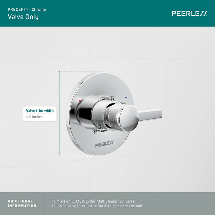 Peerless Precept PTT188762 Valve only trim, chrome - view 3