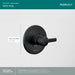 Peerless Precept PTT188762 Valve only trim, matte black - view 2