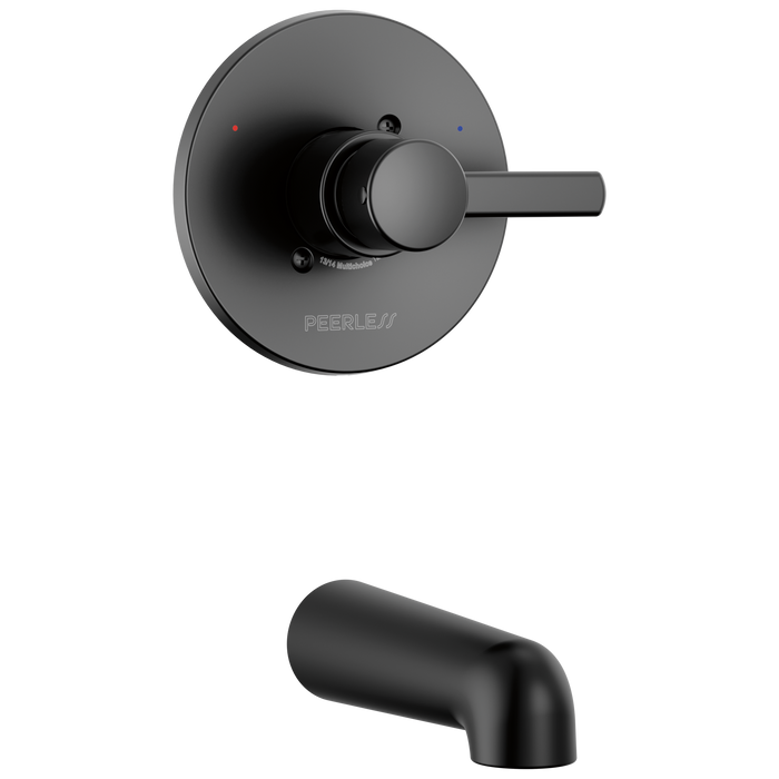 Peerless Precept PTT188772 Tub Only Trim Kit, matte black